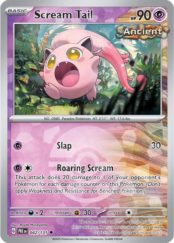 Scream Tail 042/131 - Prismatic Evolutions