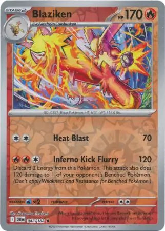 Blaziken 042/182 - Destined Rivals