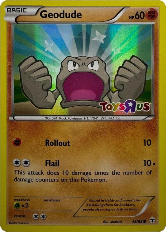 Geodude Toys R Us Promo 43 - Miscellaneous Promos