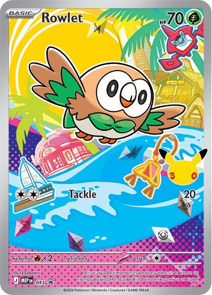 Rowlet 43 - Mega Evolution Promos