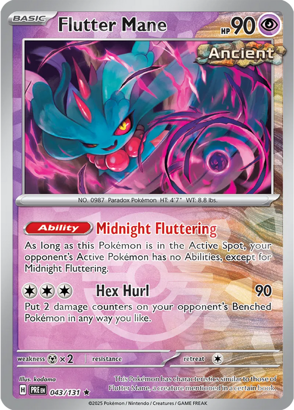 Flutter Mane 043/131 - Prismatic Evolutions