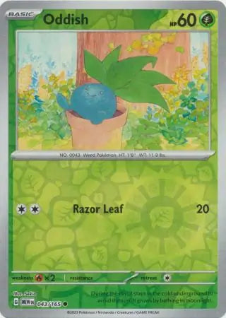 Oddish 043/165 - Scarlet & Violet 151
