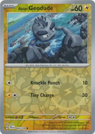 Alolan Geodude 044/159 - Journey Together