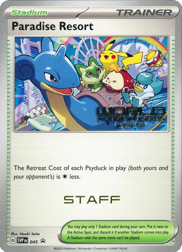 Paradise Resort World Championships Staff 45 - Scarlet & Violet Promos