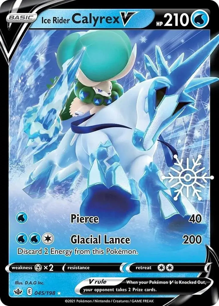 Ice Rider Calyrex V Holiday Calendar 45 - Miscellaneous Promos