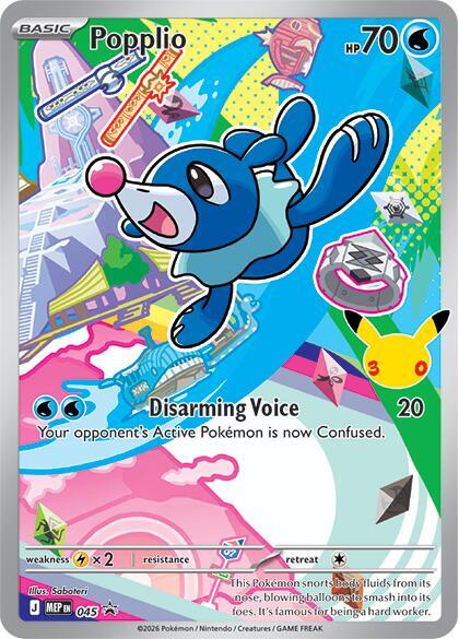 Popplio 45 - Mega Evolution Promos