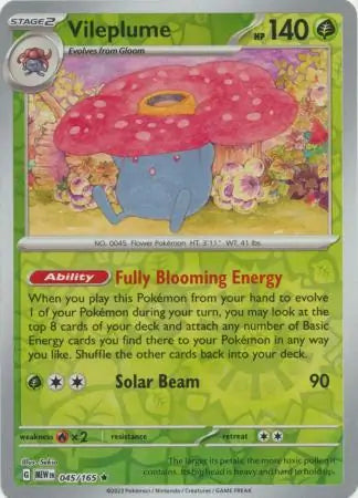 Vileplume 045/165 - Scarlet & Violet 151