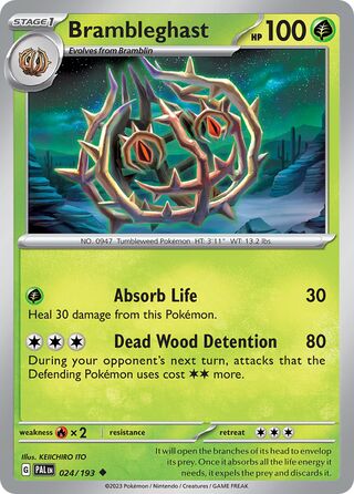 Brambleghast 024/193 - Paldea Evolved
