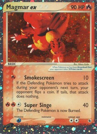 Magmar ex 100/109 - Ruby & Sapphire