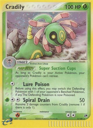 Cradily 3/100 - Sandstorm