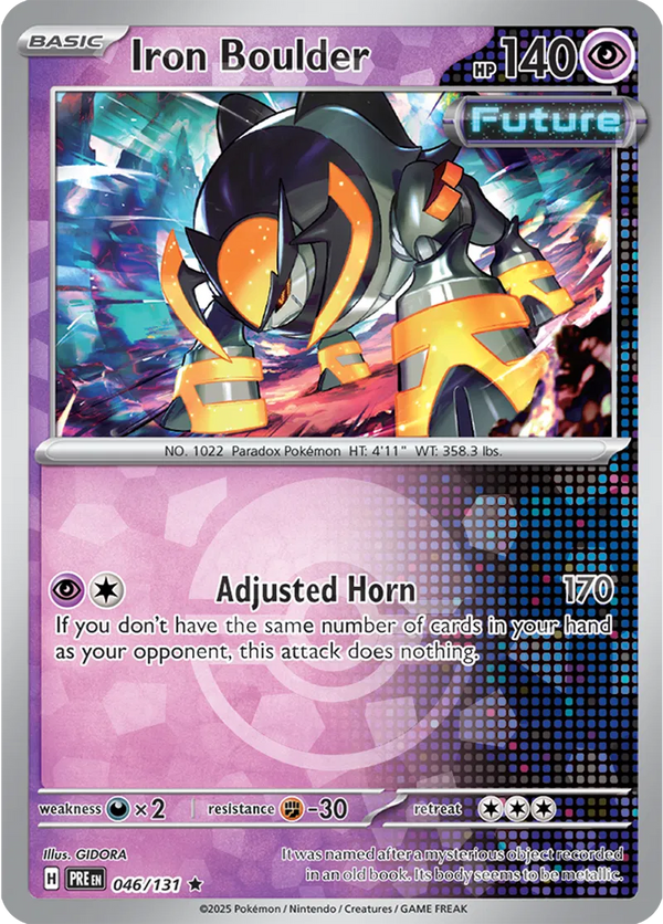 Iron Boulder 046/131 - Prismatic Evolutions