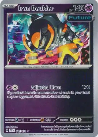Iron Boulder 046/131 - Prismatic Evolutions