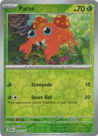 Paras 046/165 - Scarlet & Violet 151