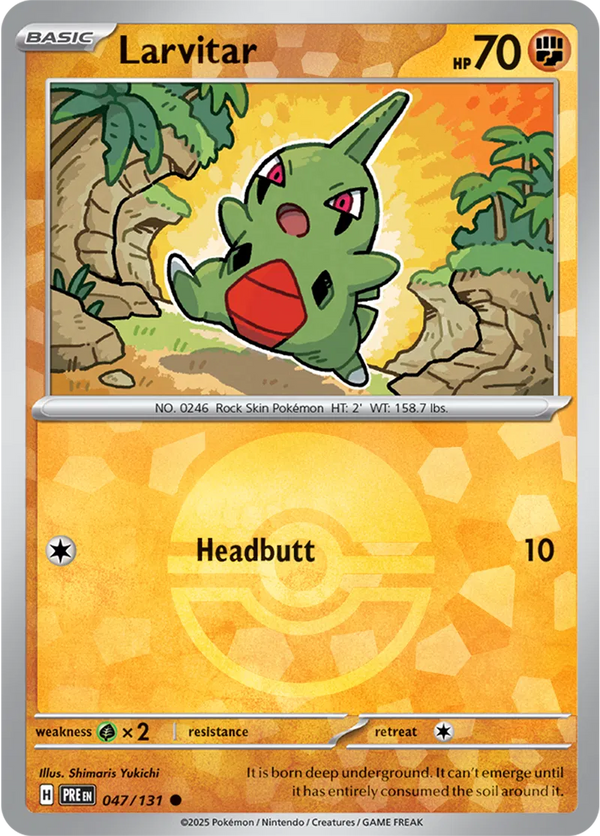 Larvitar 047/131 - Prismatic Evolutions