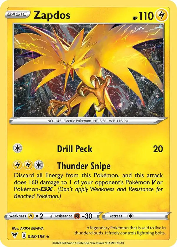 Zapdos Cosmos Holo 48 - Miscellaneous Promos