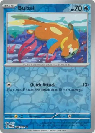 Buizel 048/197 - Obsidian Flames
