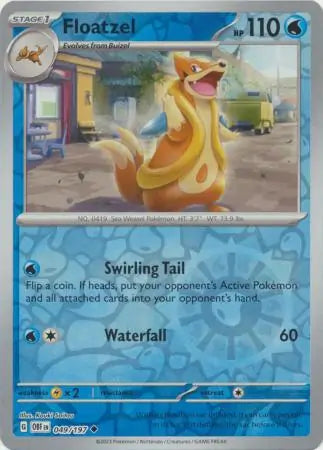 Floatzel 049/197 - Obsidian Flames
