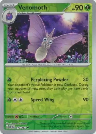 Venomoth 049/165 - Scarlet & Violet 151