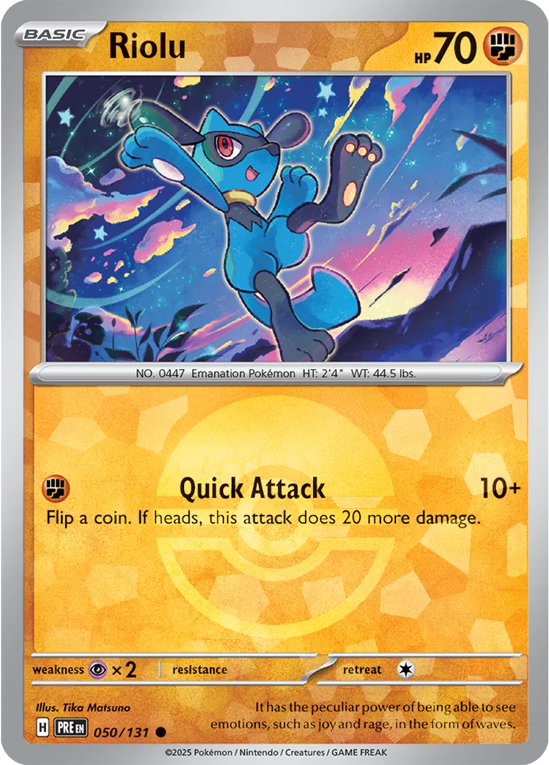 Riolu 050/131 - Prismatic Evolutions