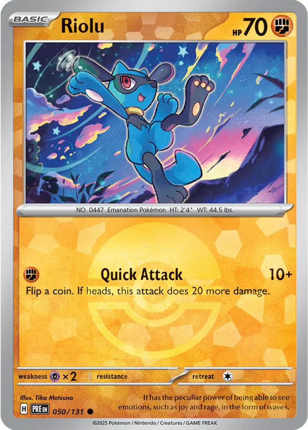 Riolu 050/131 - Prismatic Evolutions
