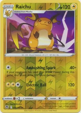 Raichu 050/195 - Silver Tempest
