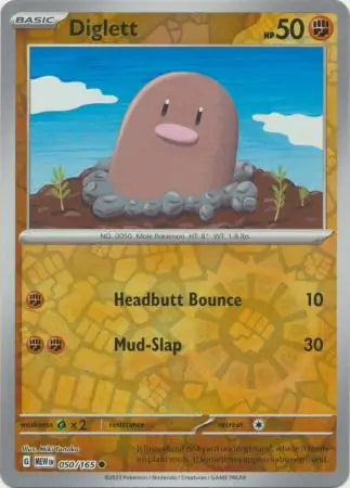Diglett 050/165 - Scarlet & Violet 151