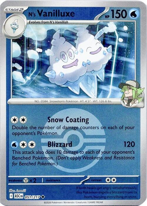 N's Vanillite 049/217 - Ascended Heroes