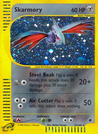 Skarmory 27/165 - Expedition Base Set