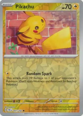 Pikachu 051/162 - Temporal Forces