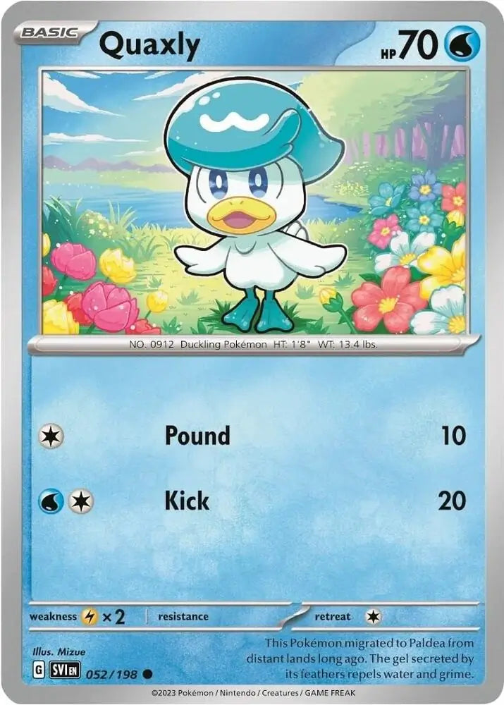 Quaxly Mirage Holo 52 - Miscellaneous Promos