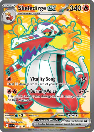 Skeledirge ex 233/193 - Paldea Evolved