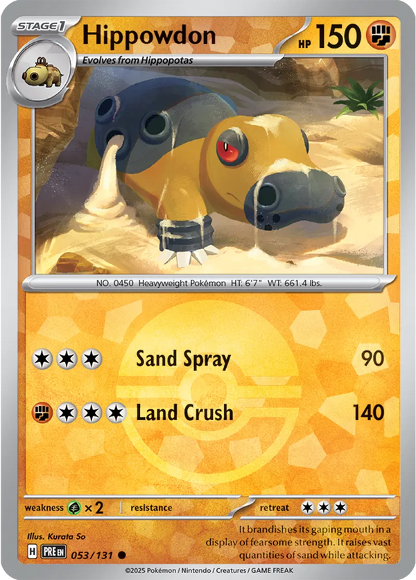 Hippowdon 053/131 - Prismatic Evolutions