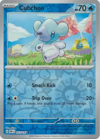 Cubchoo 053/197 - Obsidian Flames