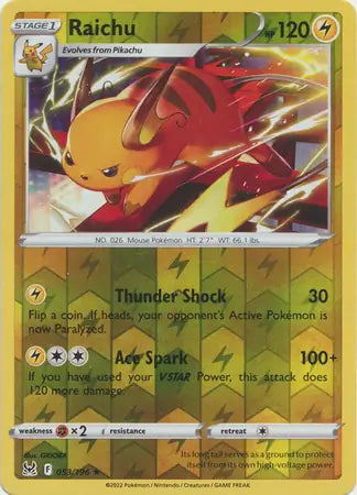 Raichu 053/196 - Lost Origin