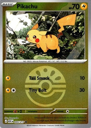 Pikachu 055/217 - Ascended Heroes