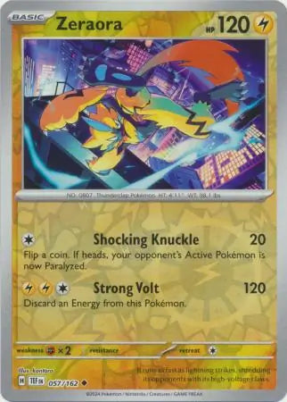 Zeraora 057/162 - Temporal Forces