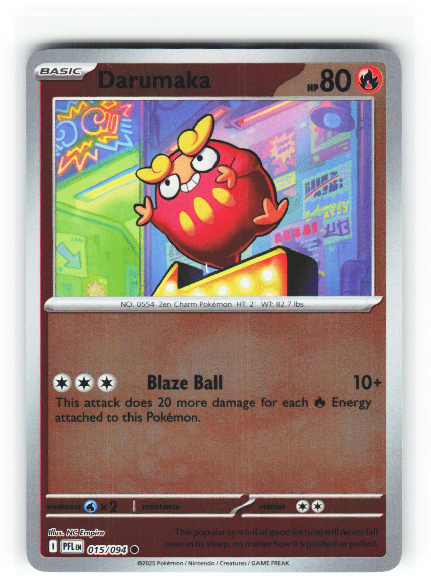 Darumaka 015/094 - Phantasmal Flames - NM (ID: 53125426311511) - front