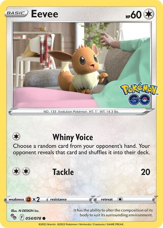 Eevee 054/078 - Pokémon GO