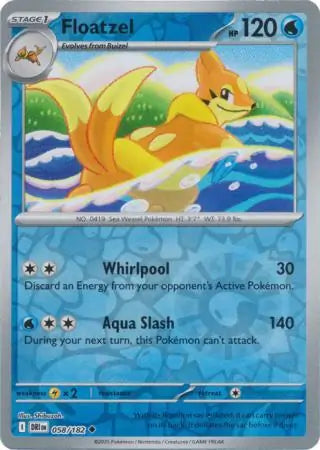 Floatzel 058/182 - Destined Rivals