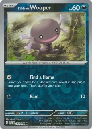 Paldean Wooper 058/091 - Paldean Fates