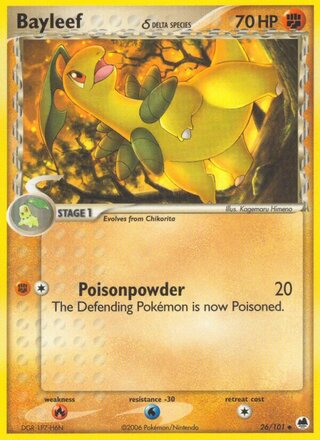 Bayleef 26/101 - Dragon Frontiers