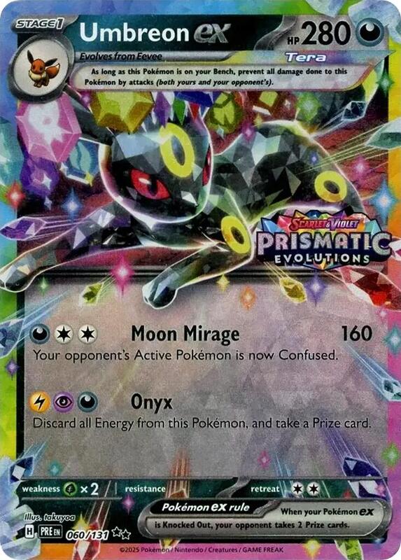Umbreon ex Prismatic Evolutions Stamp 60 - Miscellaneous Promos