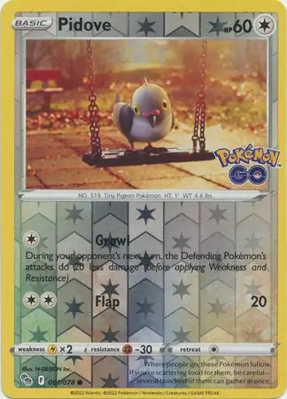Pidove 061/078 - Pokémon GO
