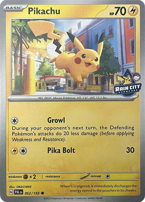 Pikachu Rain City Showcase 62 - Miscellaneous Promos