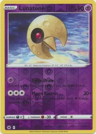 Lunatone 062/159 - Crown Zenith