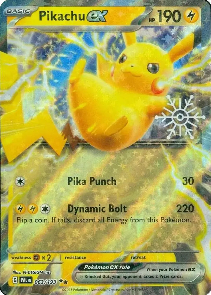 Pikachu ex Holiday Calendar 63 - Miscellaneous Promos