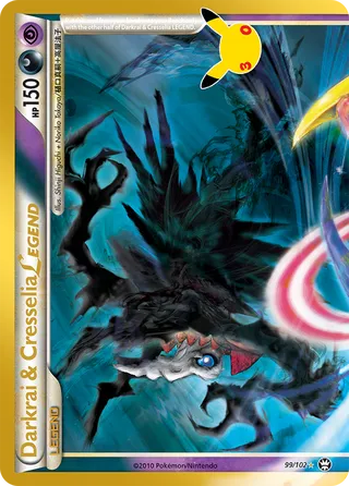 Darkrai & Cresselia LEGEND 99/102 - 30th Celebration
