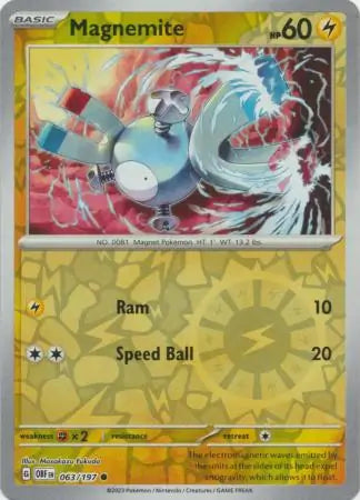 Magnemite 063/197 - Obsidian Flames