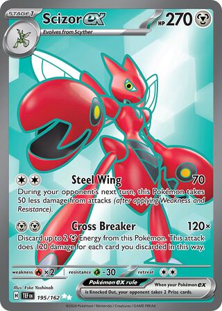 Scizor ex 195/162 - Temporal Forces