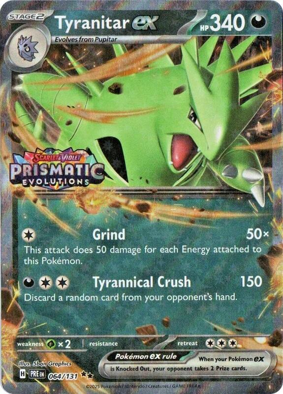 Tyranitar ex Prismatic Evolutions Stamp 64 - Miscellaneous Promos